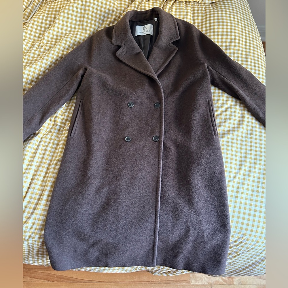 Babaton The Slouch Coat Camel Wool